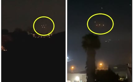 ¿Ovnis? Misteriosas luces aparecen en San Diego y Tijuana
