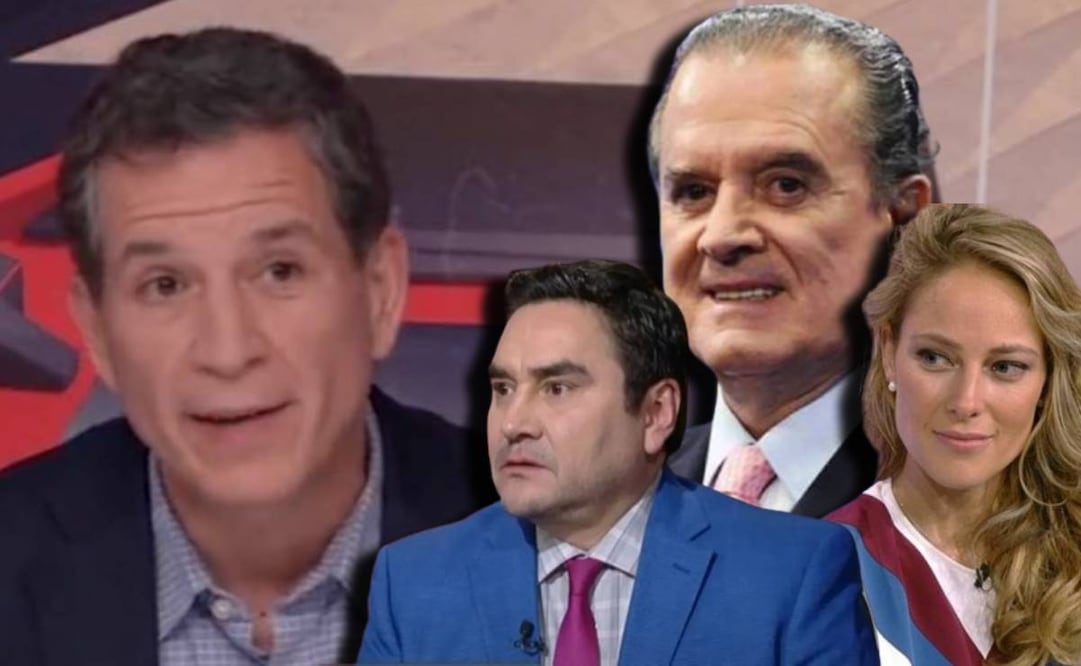 Javier Alarcón en TGD y Jorge Pietrasanta, Vanessa Huppenkothen y Raúl Orvañanos / FOTOS: Capturas