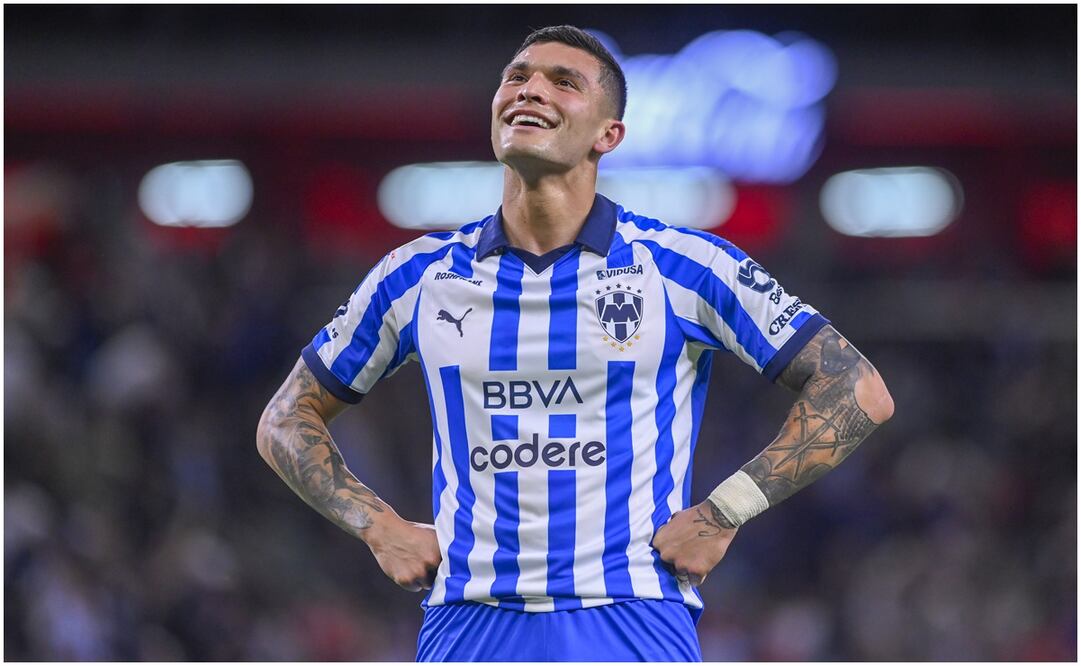 Brandon Vázquez celebrando gol con Rayados - Foto: Imago7