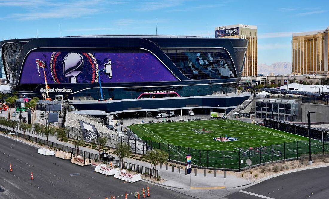 Ya casi todo está listo para que este domingo se lleve a cabo el Super Bowl LVIII. Foto: NFL