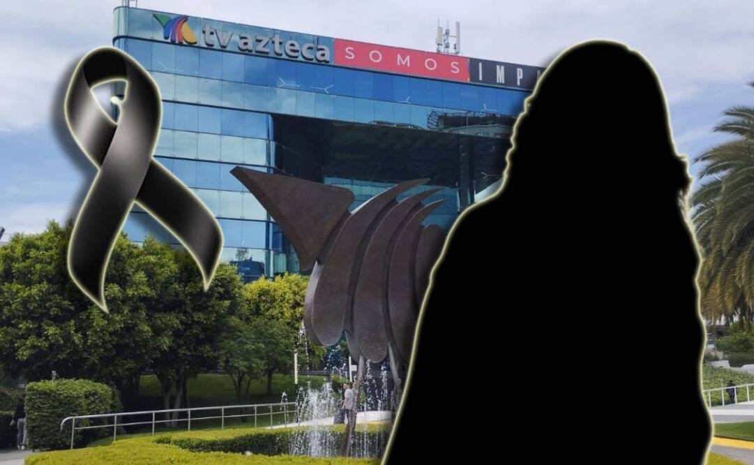 Querida conductora viste de luto a TV Azteca tras su partida. FOTO: Especial