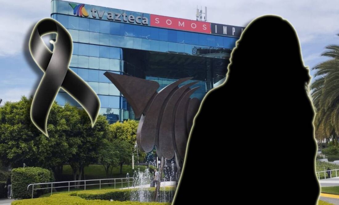Querida conductora viste de luto a TV Azteca tras su partida. FOTO: Especial