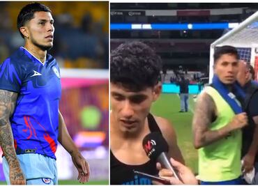 VIDEO: Salcedo le quiere pegar a Antuna y termina 'golpeando' a un reportero