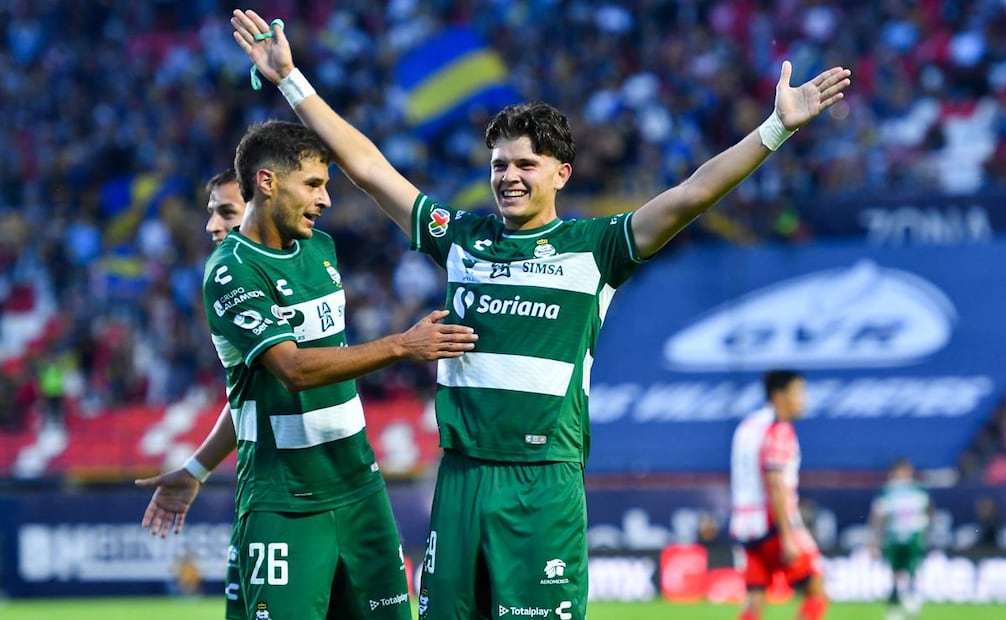 Tahiel Jiménez brilló con un doblete ante Atlético de San Luis / Foto: Imago7