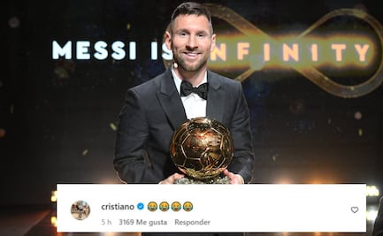 ¿CR7 se burló de Lionel Messi? Reaccionó con emojis riendo a video que criticaba su octavo Balón de Oro
