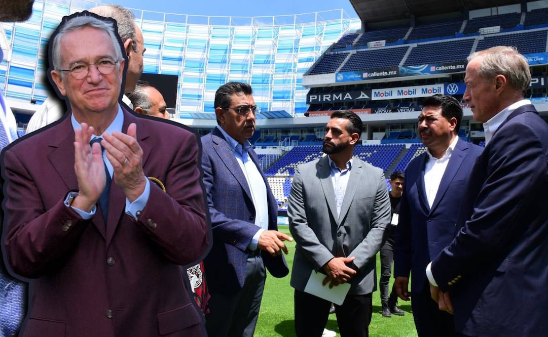 El gobernador de Puebla, Sergio Salomón, ya le respondió a Ricardo Salinas Pliego. Foto: Especial