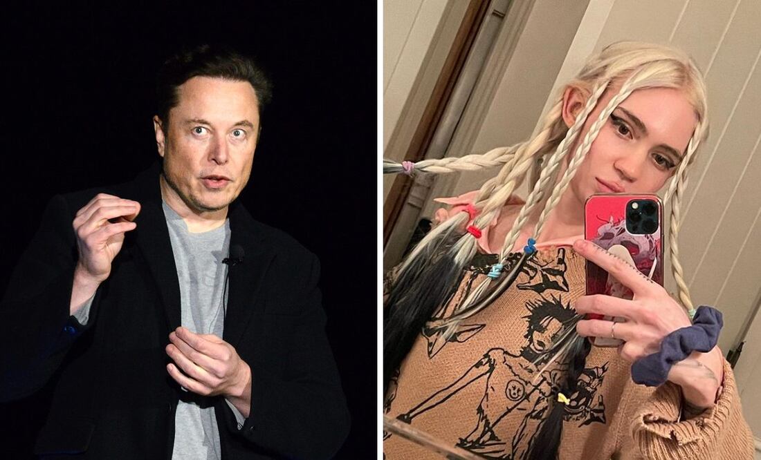 Fotos: Elon Musk de Miguel Roberts/The Brownsville Herald vía AP y Grimes de Instagram @grimes