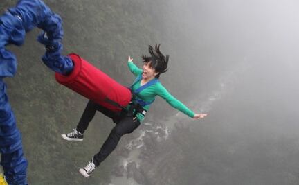 Muere mujer joven por saltar del bungee sin la protección correcta