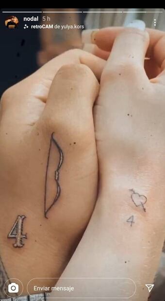 Los tatuajes que Christian Nodal se hizo por amor a Belinda