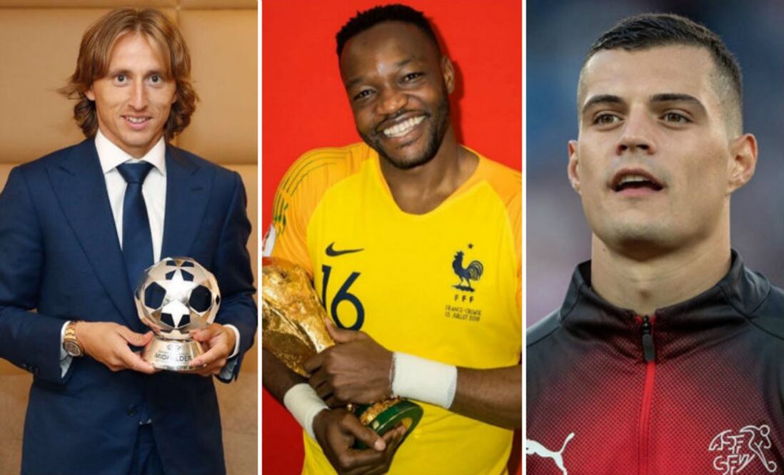Fotos: Instagram @lukamodric10/@stevemandanda1/@granitxhaka