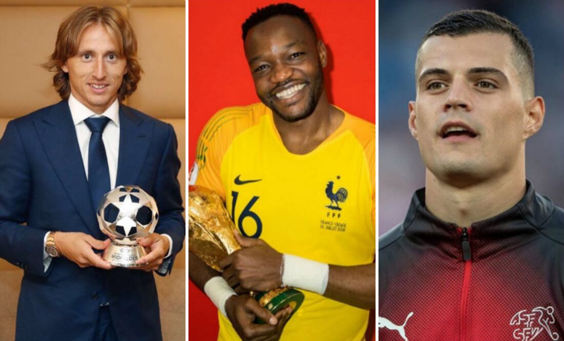 Fotos: Instagram @lukamodric10/@stevemandanda1/@granitxhaka