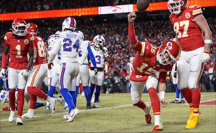 Chiefs derrota a los Bills 32-29, se coronan en la AFC y se viene la revancha del Super Bowl LVII