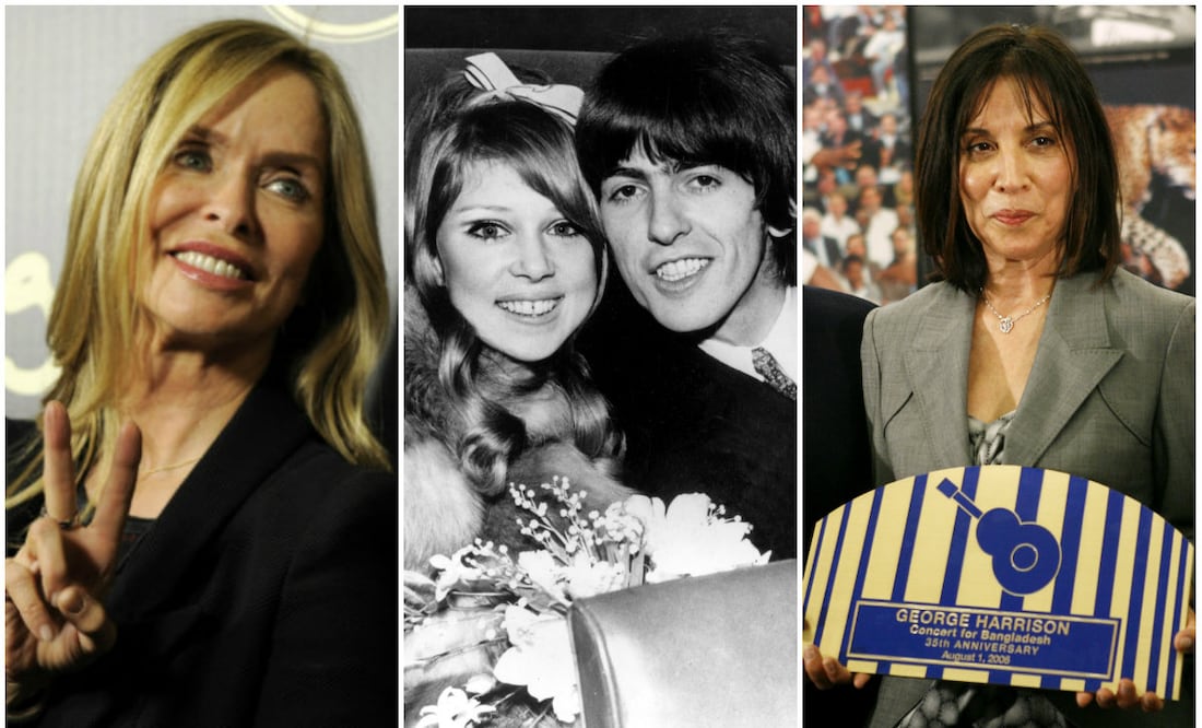 Fotos: Barbara Bach (AP Photo/Chris Pizzello)/ Patti Boyd (AP Photo)/ Olivia Arias (AP Photo/Seth Wenig)