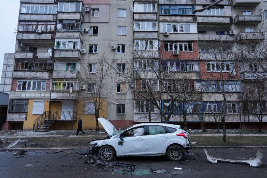 10 tristes y trágicas fotos del primer ataque de Rusia a Ucrania