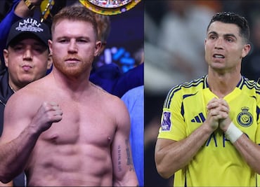 Cristiano Ronaldo no llegó a la pelea del boxeador mexicano Saúl Álvarez