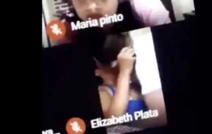Estudiantes que tuvieron deslices en plena videollamada