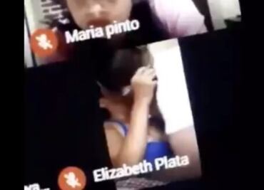 Estudiantes que tuvieron deslices en plena videollamada