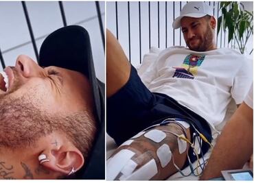 VIDEO: Neymar muestra cómo es la dolorosa recuperación de su lesión
