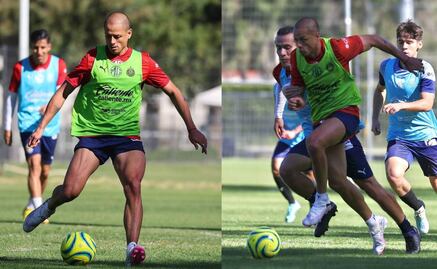 Chicharito Hernández ya entrenó al parejo de sus compañeros y podría debutar ante los Pumas el sábado