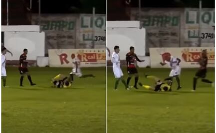 Futbolista acusado de intento de homicidio por patear a un árbitro