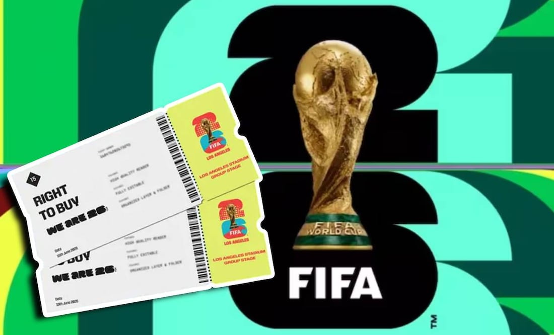 Comenzó la primera fase de venta de boletos para el Mundial 2026. FOTO: Especial