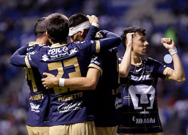 Pumas golea a Puebla con Efraín Juárez como DT; así fue su debut como estratega en la Liga MX