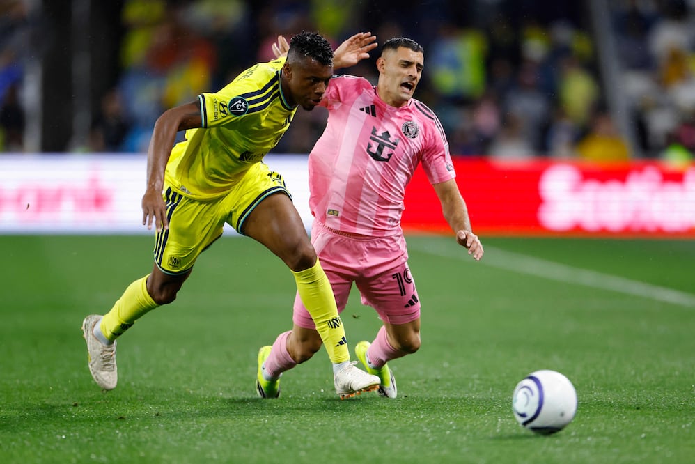 Germán Berterame en la Copa de Campeones de la Concacaf con el Inter Miami - Foto: AFP