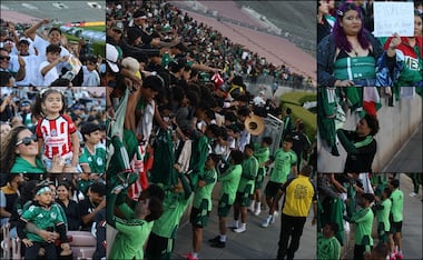 Aficionados mexicanos se dieron cita en el Rose Bowl para alentar a la Selección durante su entrenamiento. FOTOS: Alberto González/ EL UNIVERSAL
