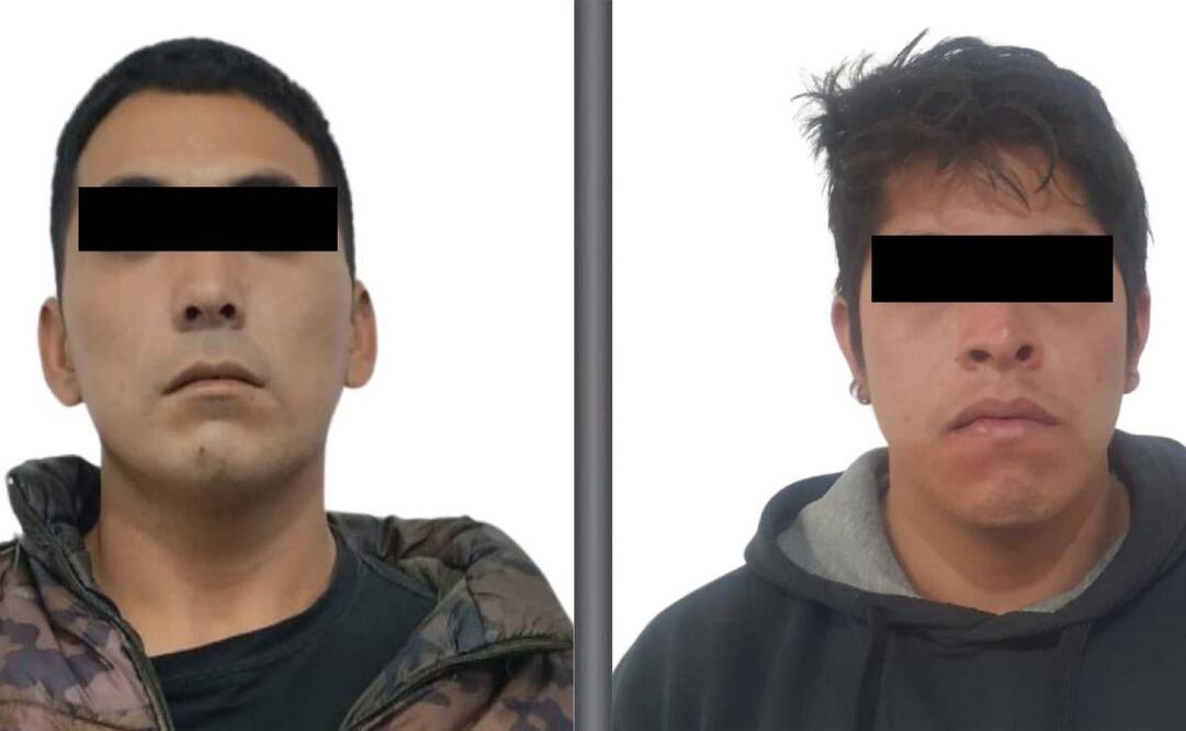 Miguel Ángel ‘N’, alias el ‘Pecas’ y José Iván ‘N’, son los presuntos asesinos de Paola Salcedo. Foto: Especial