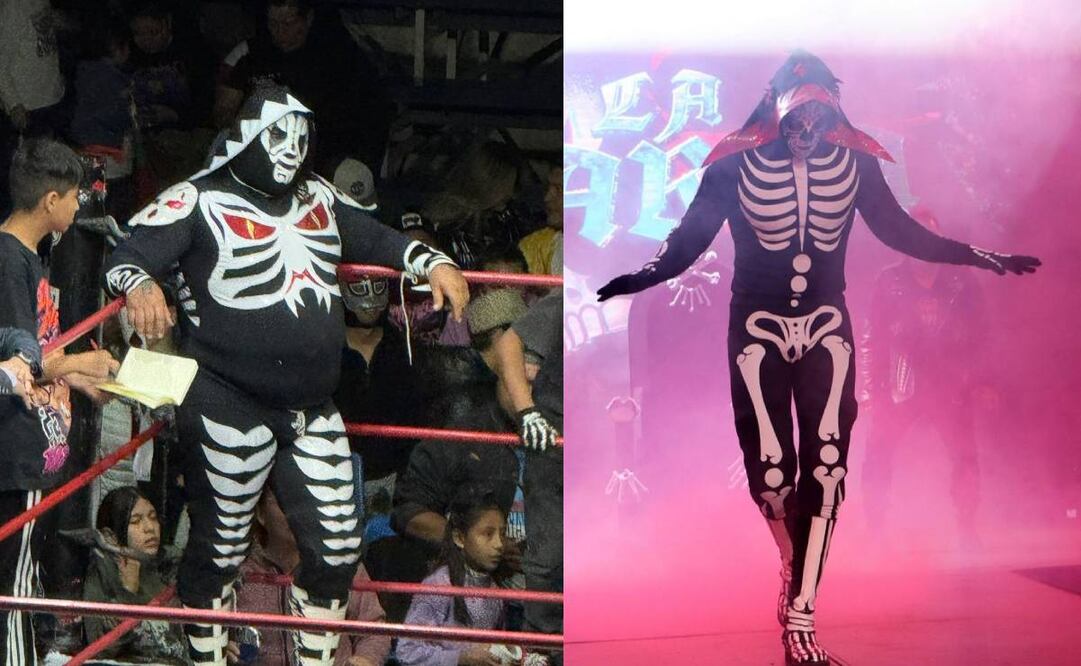 L.A. Park reaccionó ante el surgimiento de la nueva Parka de Triple A. FOTOS: Facebook Adolfo Tapia Ibarra / @luchalibreaaa