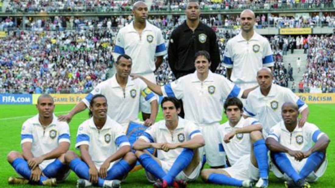 En 2004, Brasil usó una playera reto para enfrentarse a Francia. Foto: Especial