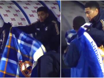 Jude Bellingham se luce con maravilloso gesto con un pequeño recogebalones