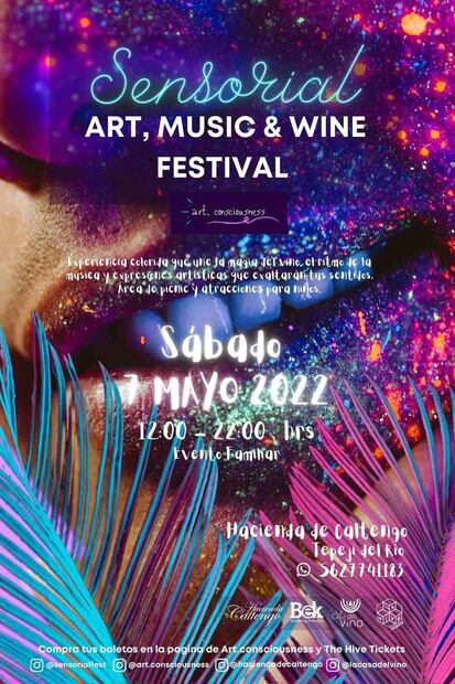 ¿Un picnic con vino? Disfruta del Sensorial Art, Music & Wine Festival