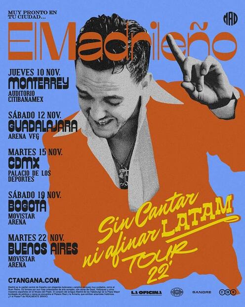 ¡C. Tangana regresa a México! 10 canciones que no faltarán en sus conciertos
