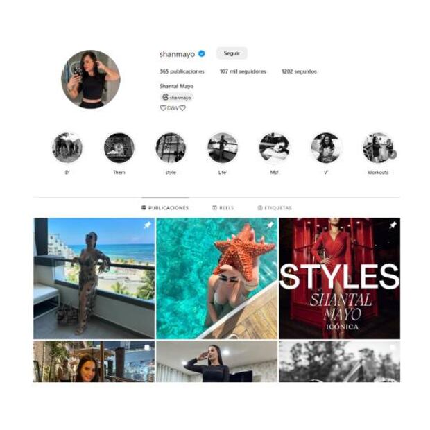 Shantal Mayo ya no tiene fotos en su Instagram junto a Héctor Herrera. Foto: Especial