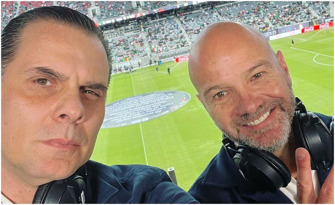 Christian Martinoli y Luis García en Estados Unidos / FOTO: Instagram cmartinolimx