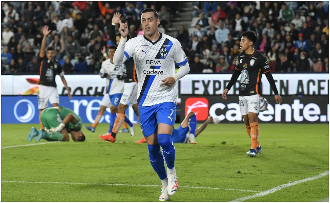 Rogelio Funes Mori festejando ante Pachuca / FOTO: Imago7