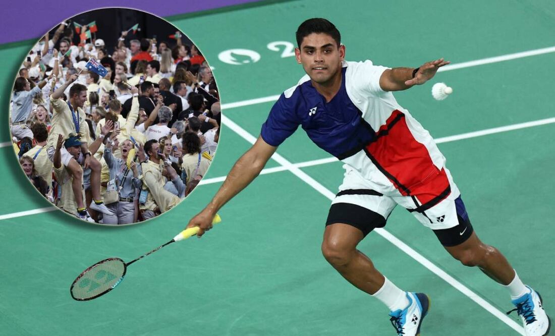 El badmintonista mexicano Luis Ramón Garrido confirmó lo que pasa en la Villa Olímpica. FOTO: @OlimpismoMex / EFE