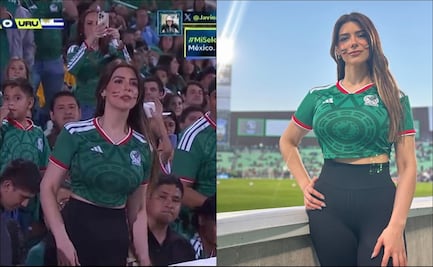 Aficionada del Santos que se hizo viral en el México vs Uruguay robó reflector al Tricolor