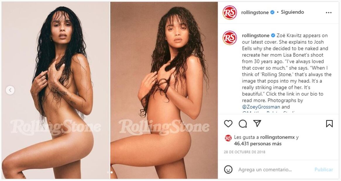 Lisa Bonet y Zoë Kravitz: Madre e hija posaron para Rolling Stone en diferentes décadas
