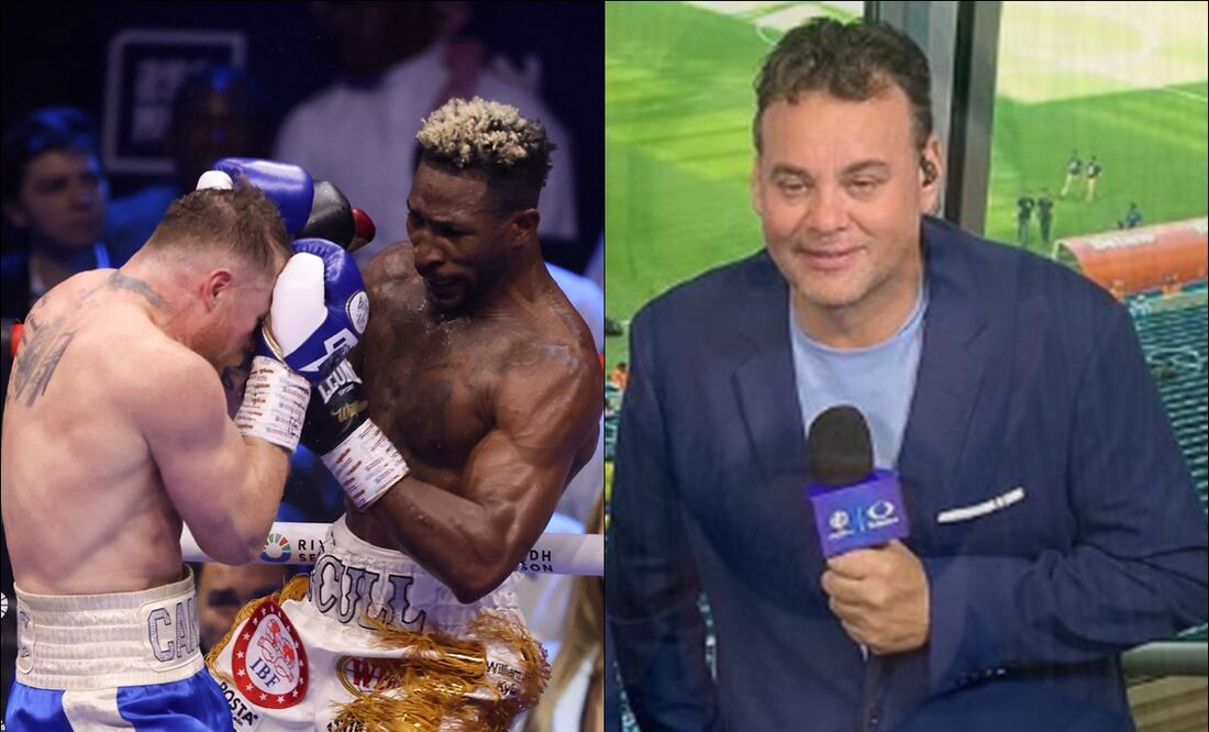 David Faitelson criticó duramente a Saúl Álvarez tras su pelea ante William Scull. FOTOS: AFP / Especiales