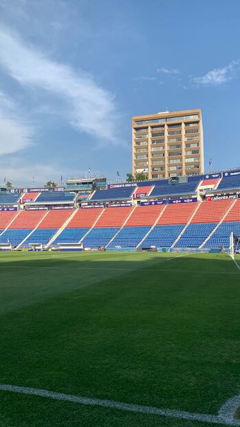 Estadio Azul en remodelación FOTO: Edgar Enríquez