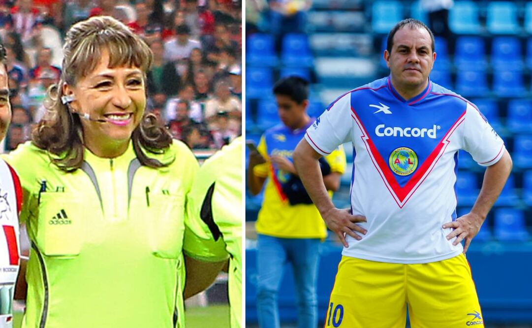 Vicky Tovar, primera árbitro en dirigir un partido en el futbol mexicana, fue insultada por Cuauhtémoc Blanco en el Cl. 2004. Foto: Especial