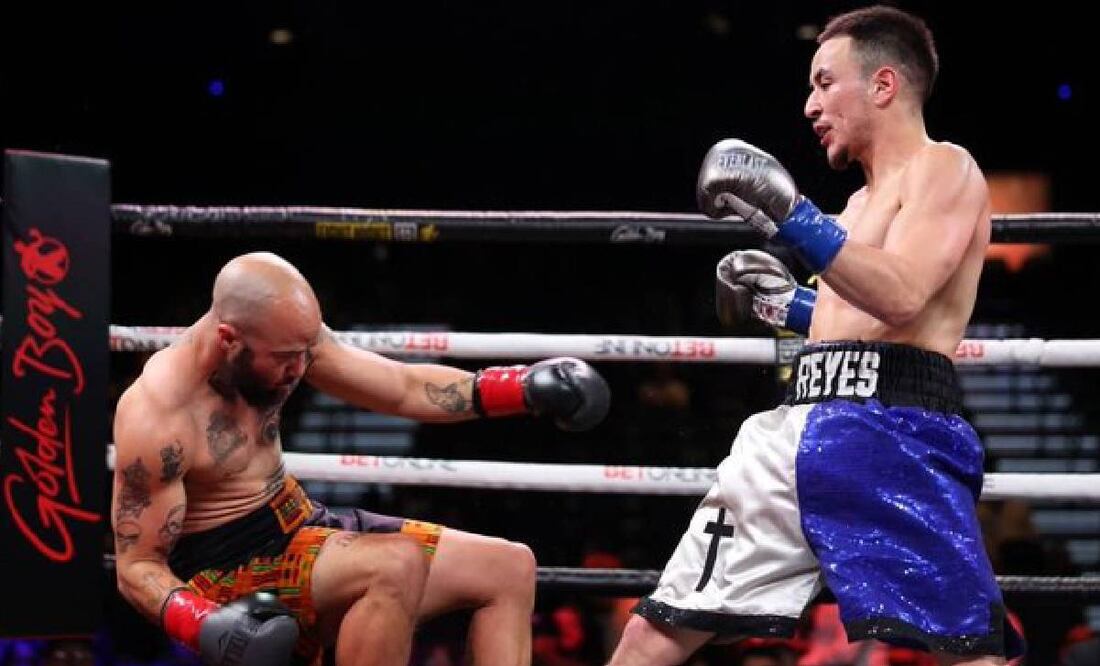Joshua Reyes noqueó en 21 segundos al boxeador transgénero, Patricio Manuel. Foto: Especial