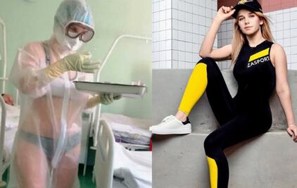 ¿Recuerdas a la enfermera rusa en ropa interior? Ahora ya es modelo...