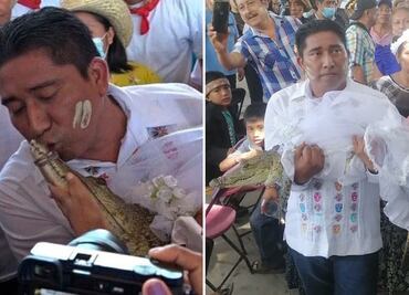 Alcalde mexicano se casa con “princesa lagarto” en ritual de fertilidad