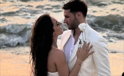 Santiago Giménez se casó con Fernanda Serrano; estas son las mejores fotos de su boda