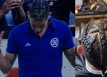 Uriel Antuna va a estrenar peinado con una cruz en la Final de Ida ante América