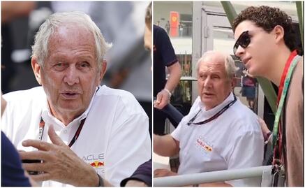 VIDEO: ¿Y los abucheos? Helmut Marko es recibido de buena forma en el GP de México