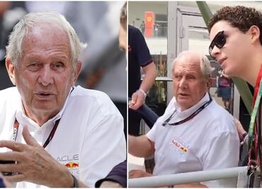 VIDEO: ¿Y los abucheos? Helmut Marko es recibido de buena forma en el GP de México